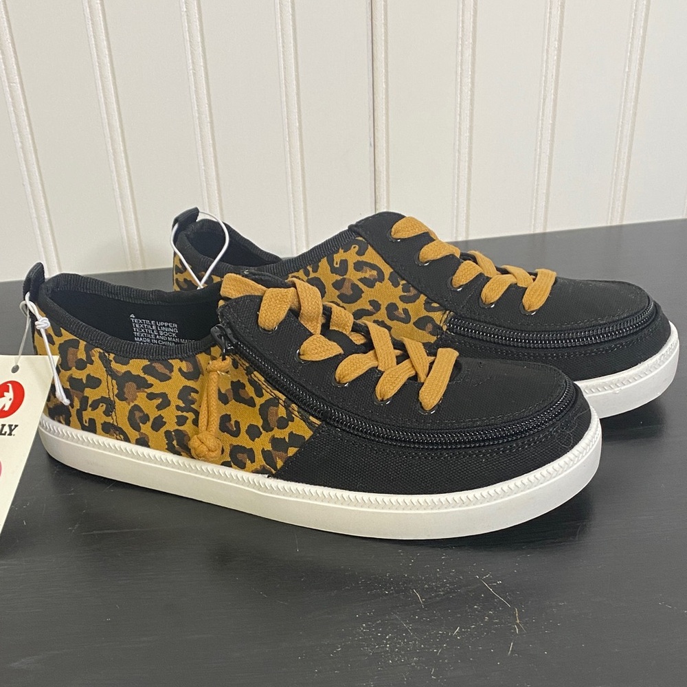 Stylish Leopard‎ Print Lace Up Boots